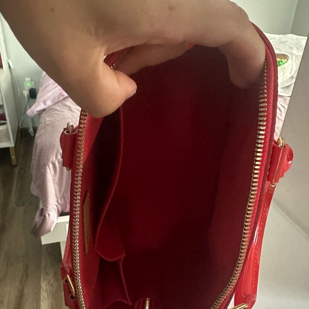 Louis Vuitton Alma pm monogram vernis orange red - Picture 4 of 10